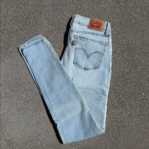 Levi's Light Blue Slim Skinny Jeans
